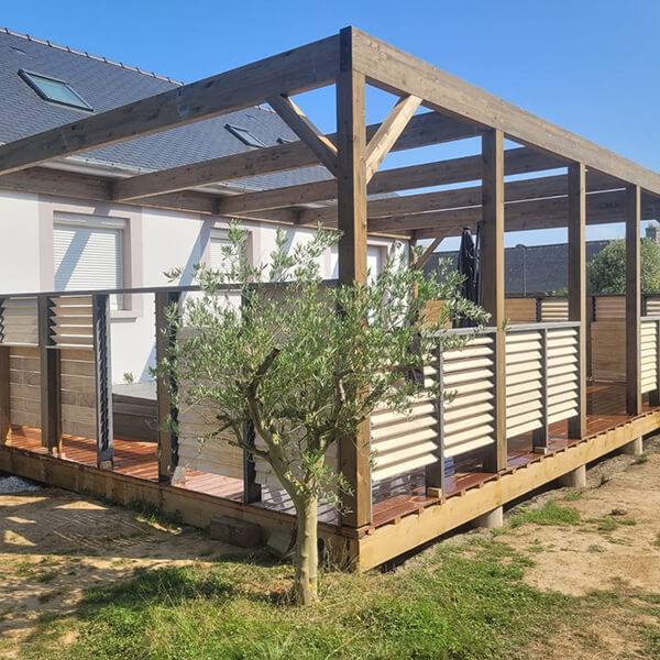 Pergola bioclimatique